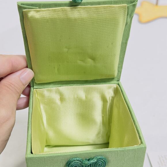 Pier 1 Li Bien 2009 Glass Ornament Santa Sleigh Reindeer Ho Ho Ho Inside Painted - Picture 10 of 12